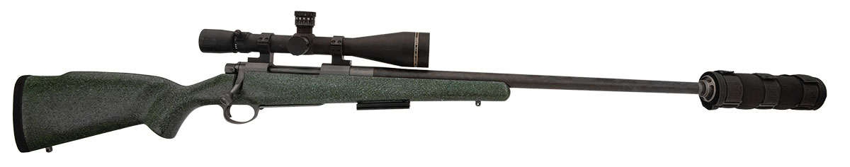 The Nosler Mountain Carbon is an ideal hunting rifle thanks to its light weight of just 6 pounds bare.